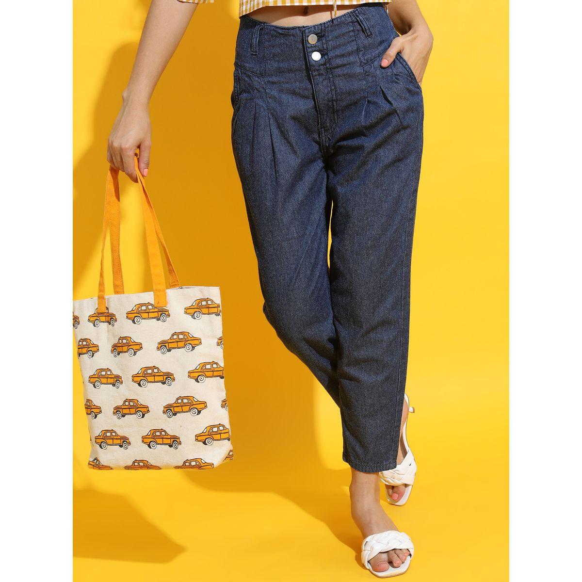 جينز كاجوال بقصة موم طوكيو توكيز × ستايلي-women-clothing-bottoms-jeans-image-1