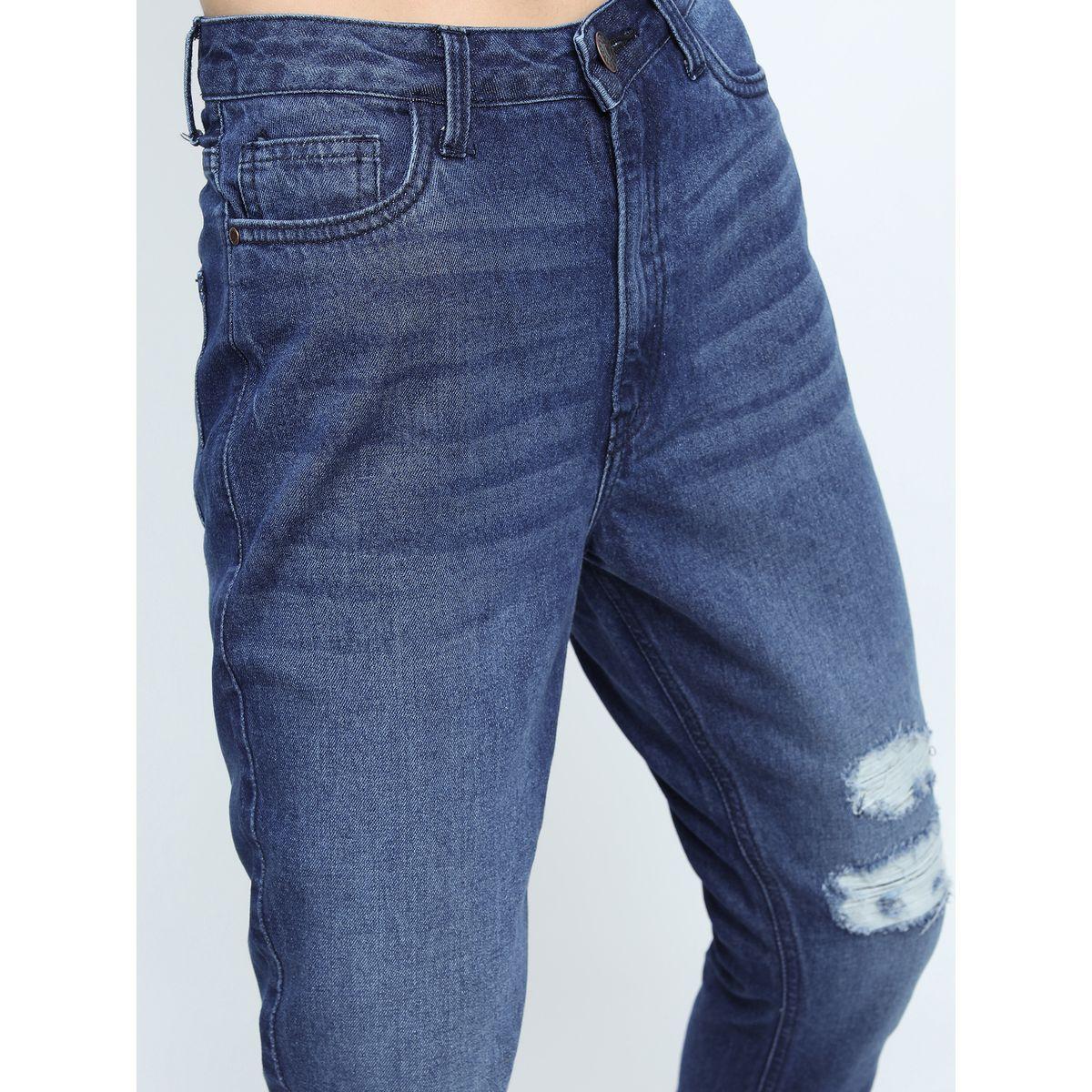 جينز بقصة مستقيمة وخصر متوسط طوكيو توكيز × ستايلي-women-clothing-bottoms-jeans-image-4