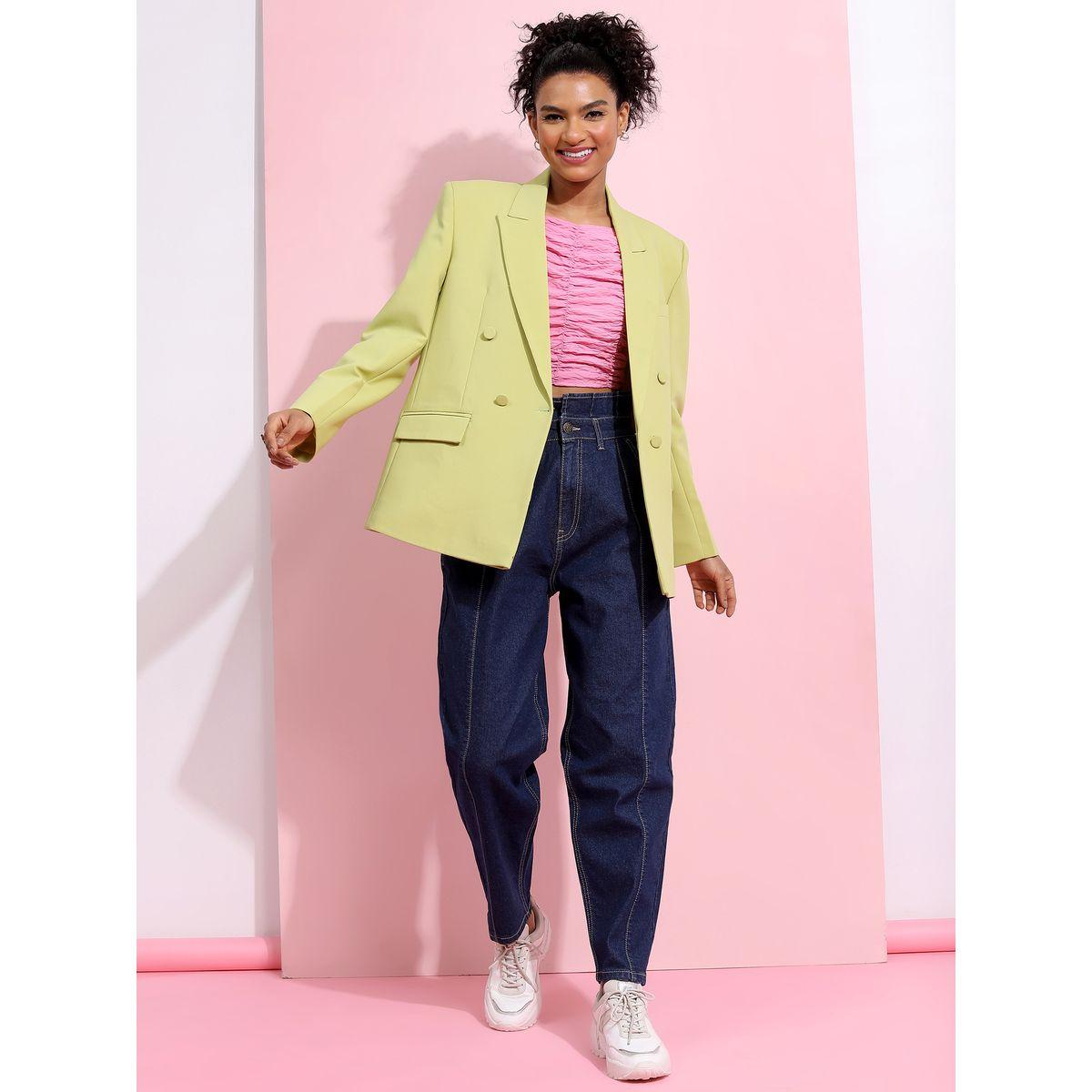 Tokyo Talkies X Styli High Rise Stitch Detail Relaxed Fit Jeans-women-clothing-bottoms-jeans-image-2