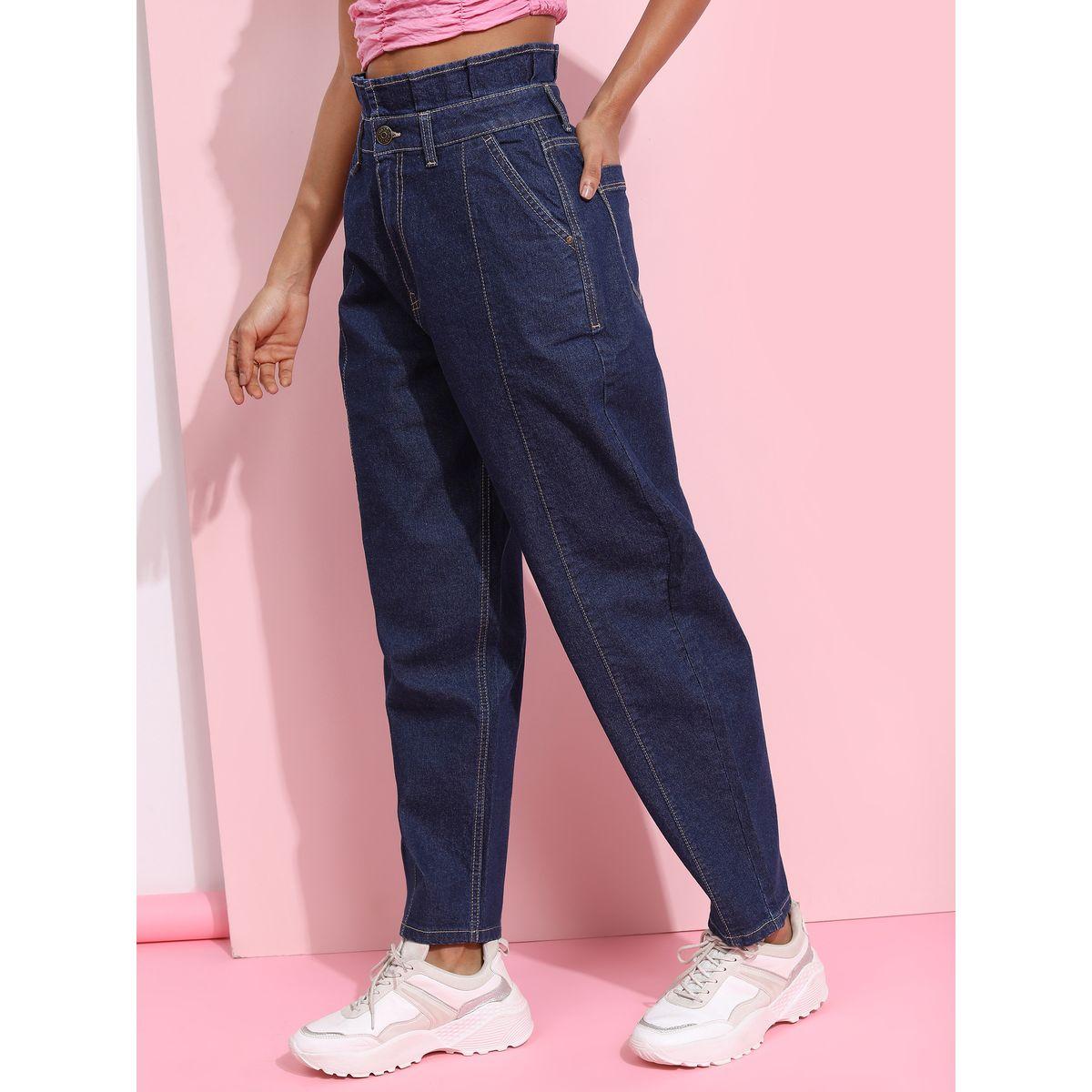 Tokyo Talkies X Styli High Rise Stitch Detail Relaxed Fit Jeans-women-clothing-bottoms-jeans-image-4