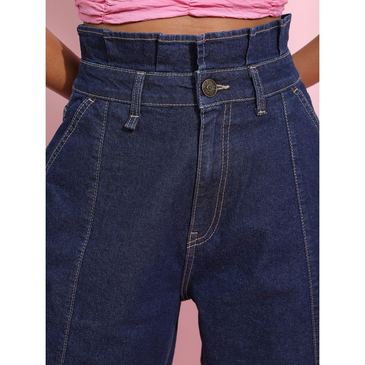 Tokyo Talkies X Styli High Rise Stitch Detail Relaxed Fit Jeans-women-clothing-bottoms-jeans-image-5