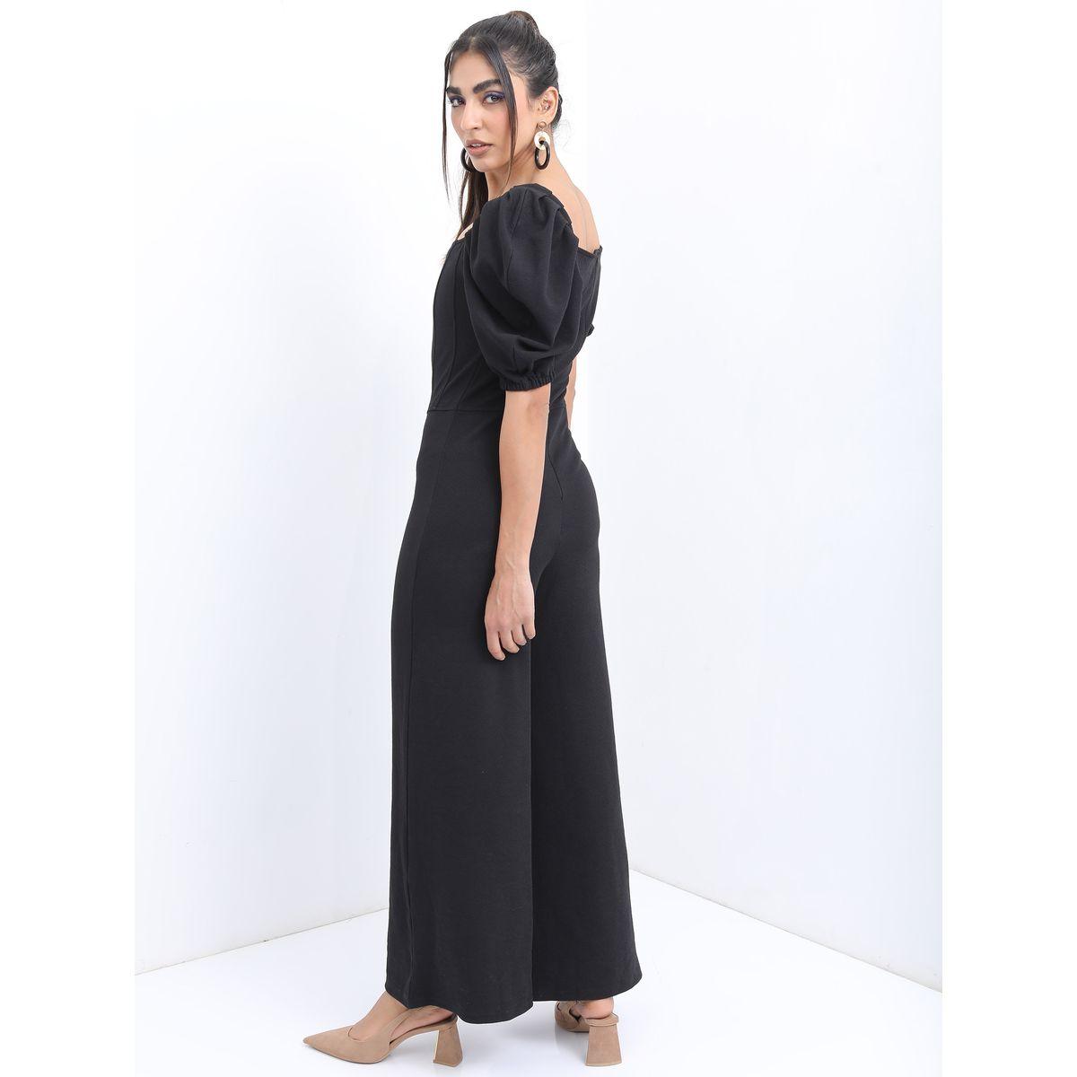 جمبسوت بأرجل واسعة واكمام منفوشة كيتش × ستايلي-women-clothing-jumpsuits-image-3