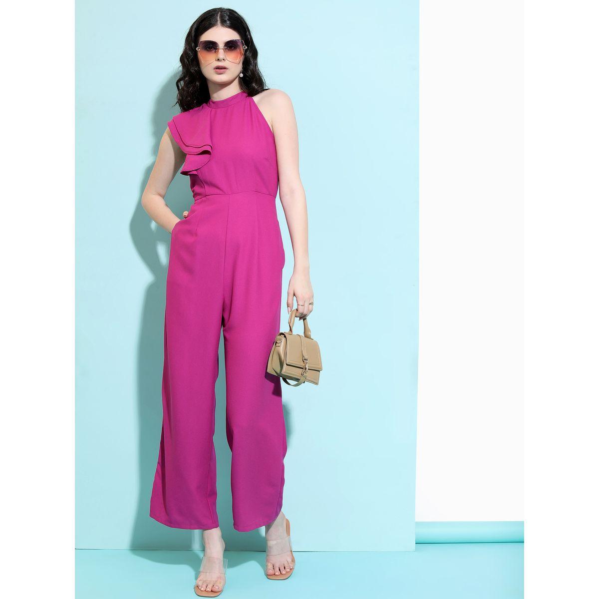 Tokyo Talkies X Styli Frill Detail Sleeveless Straight Leg Jumpsuit-women-clothing-jumpsuits-image-1