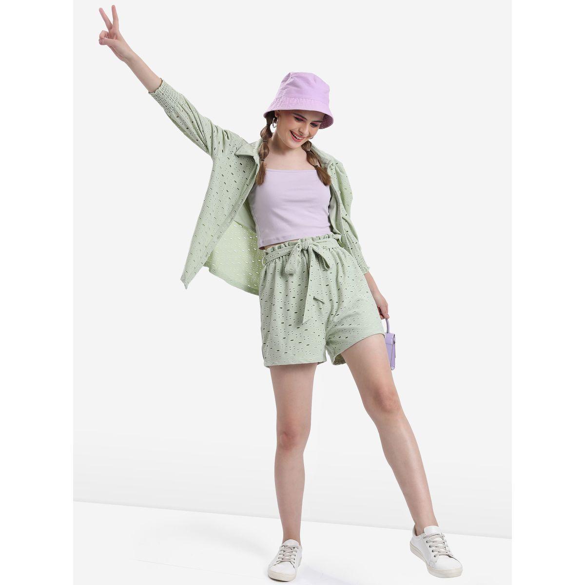 Ketch X Styli Broderie Smocked Cuff Shirt-women-clothing-shirtsandblouses-shirts-image-2
