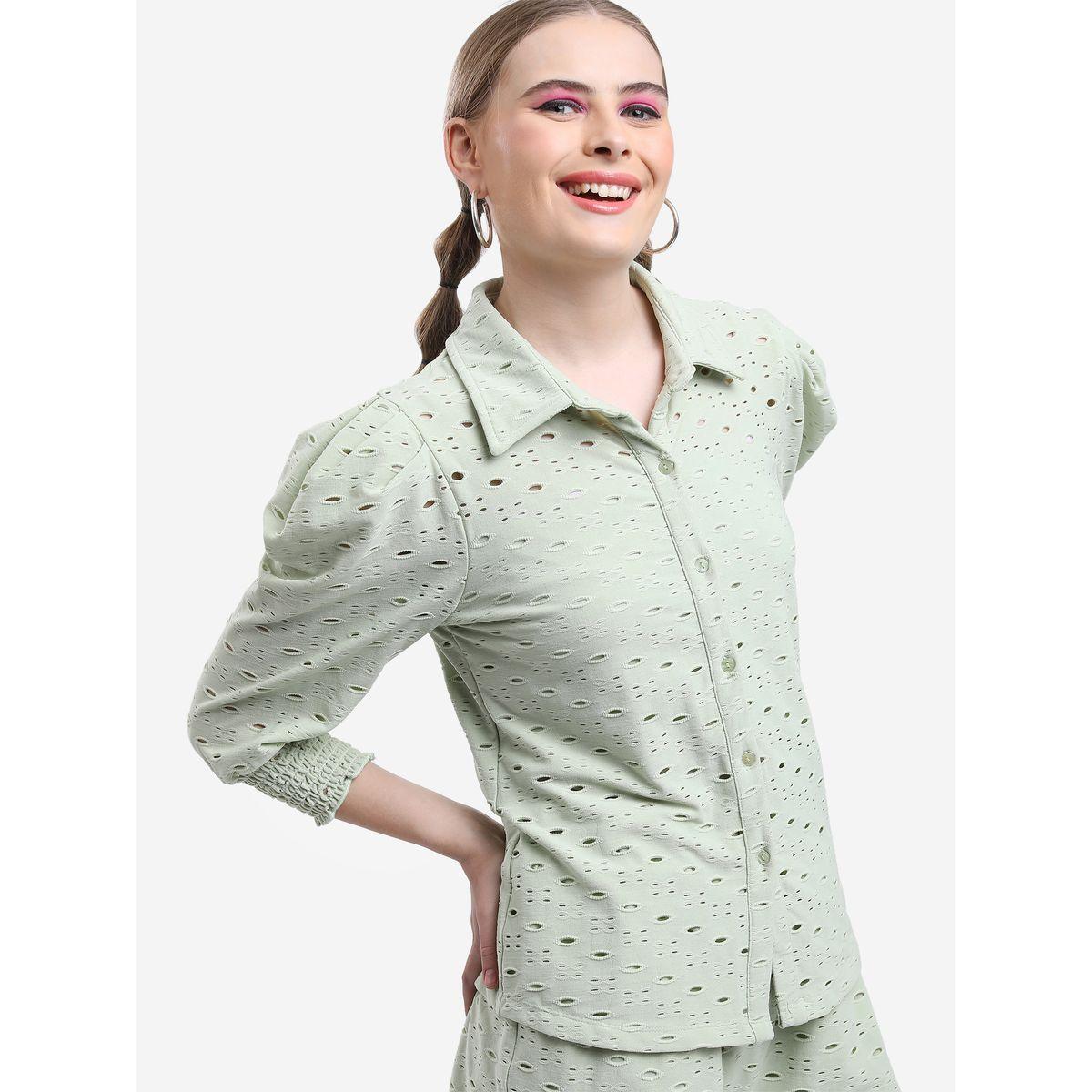 Ketch X Styli Broderie Smocked Cuff Shirt-women-clothing-shirtsandblouses-shirts-image-6