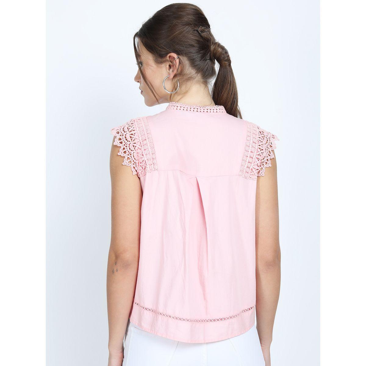 بلوزة بلا اكمام وتفاصيل دانتيل طوكيو توكيز × ستايلي-women-clothing-shirtsandblouses-blouses-image-3