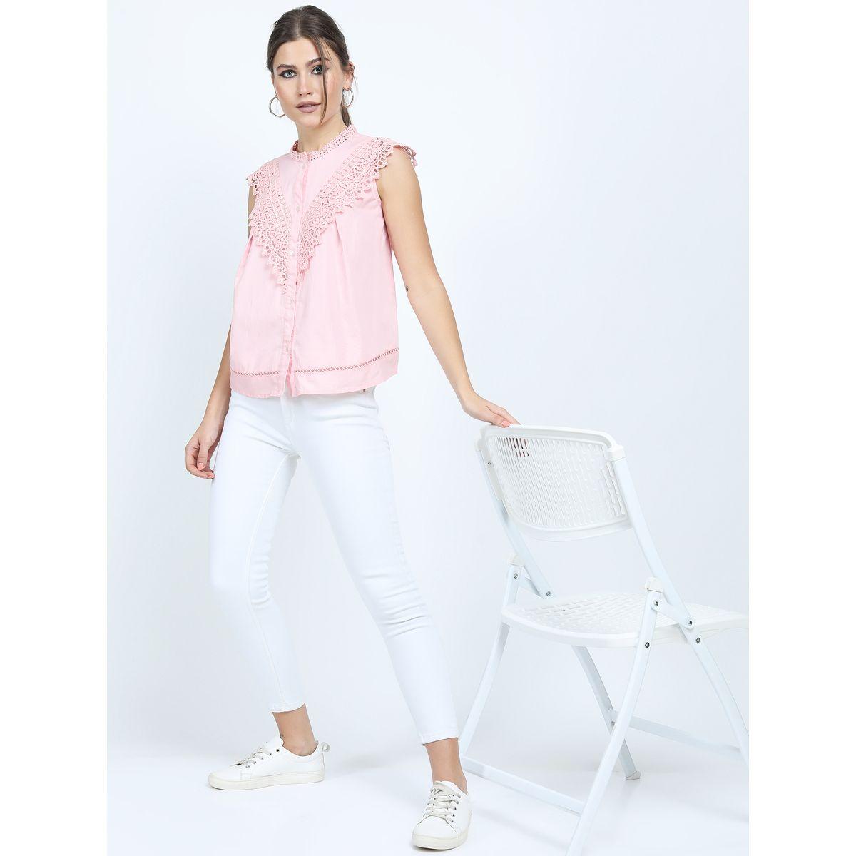 Tokyo Talkies X Styli Cotton Lace Detail Sleeveless Top-women-clothing-shirtsandblouses-blouses-image-5