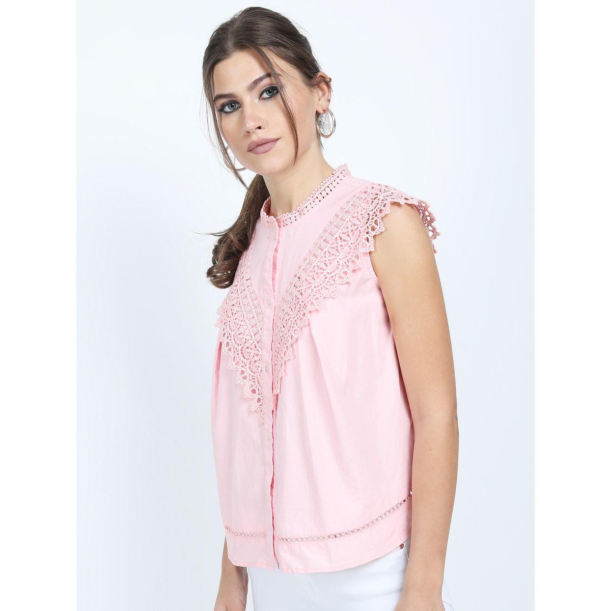 Tokyo Talkies X Styli Cotton Lace Detail Sleeveless Top-women-clothing-shirtsandblouses-blouses-image-6