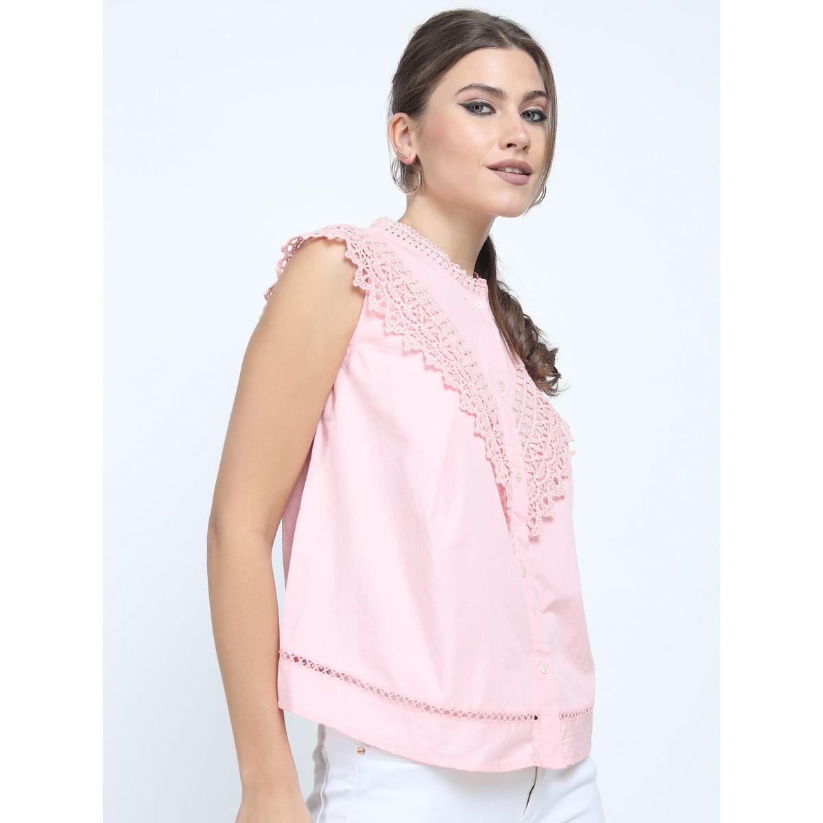 Tokyo Talkies X Styli Cotton Lace Detail Sleeveless Top-women-clothing-shirtsandblouses-blouses-image-7