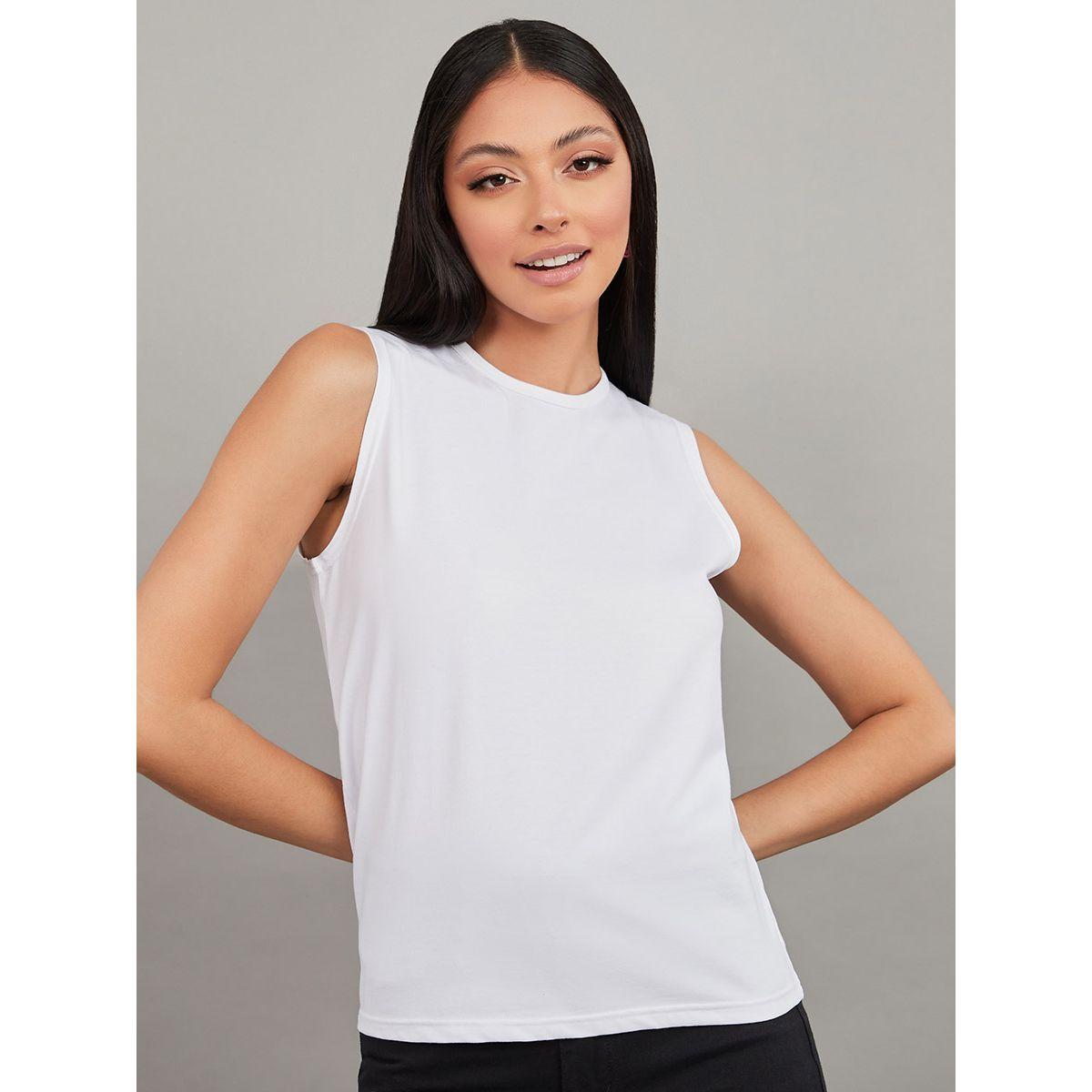 Styli Sleeveless Fitted Regular Length Top-women-clothing-shirtsandblouses-blouses-image-4