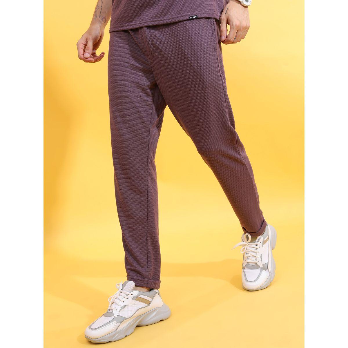 Highlander X Styli Textured Roll Up Hem Slim Fit Joggers-men-clothing-bottoms-joggers-image-1