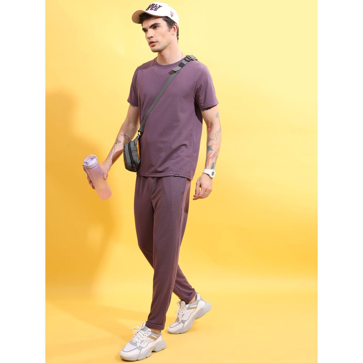 Highlander X Styli Textured Roll Up Hem Slim Fit Joggers-men-clothing-bottoms-joggers-image-2