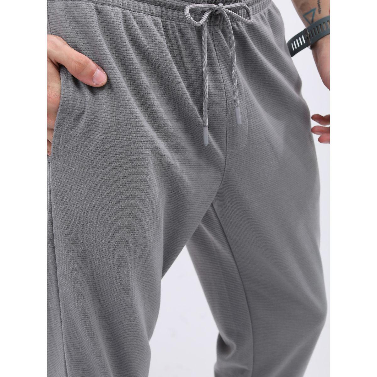 Ketch X Styli Textured Roll Up Hem Straight Fit Jogger-men-clothing-bottoms-joggers-image-5