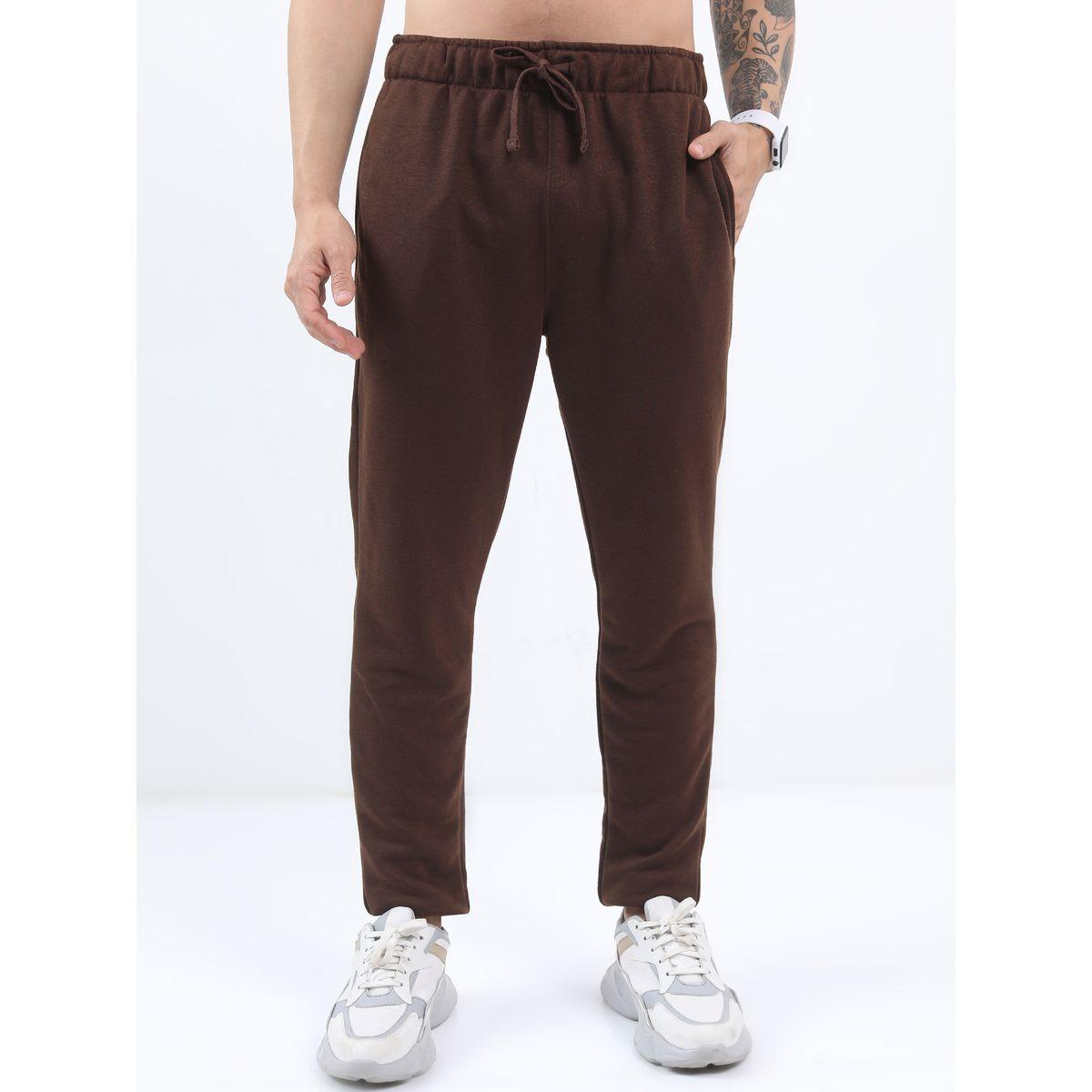 بنطال رياضي سادة برباط خصر كيتش × ستايلي-men-clothing-bottoms-joggers-image-3