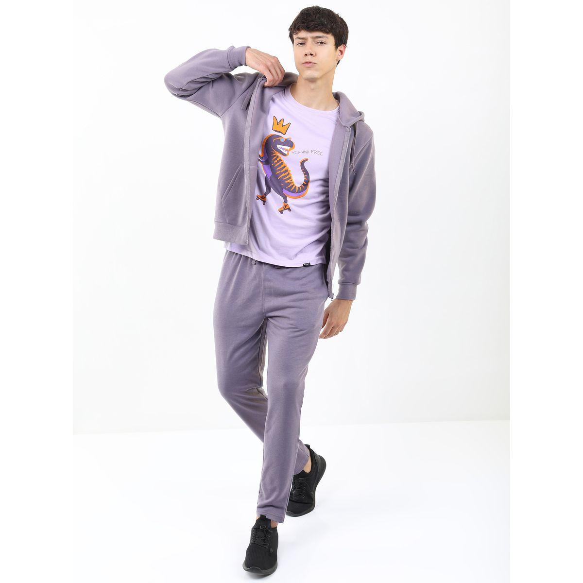 Ketch X Styli Solid Drawstring Waistband Joggers-men-clothing-bottoms-joggers-image-2