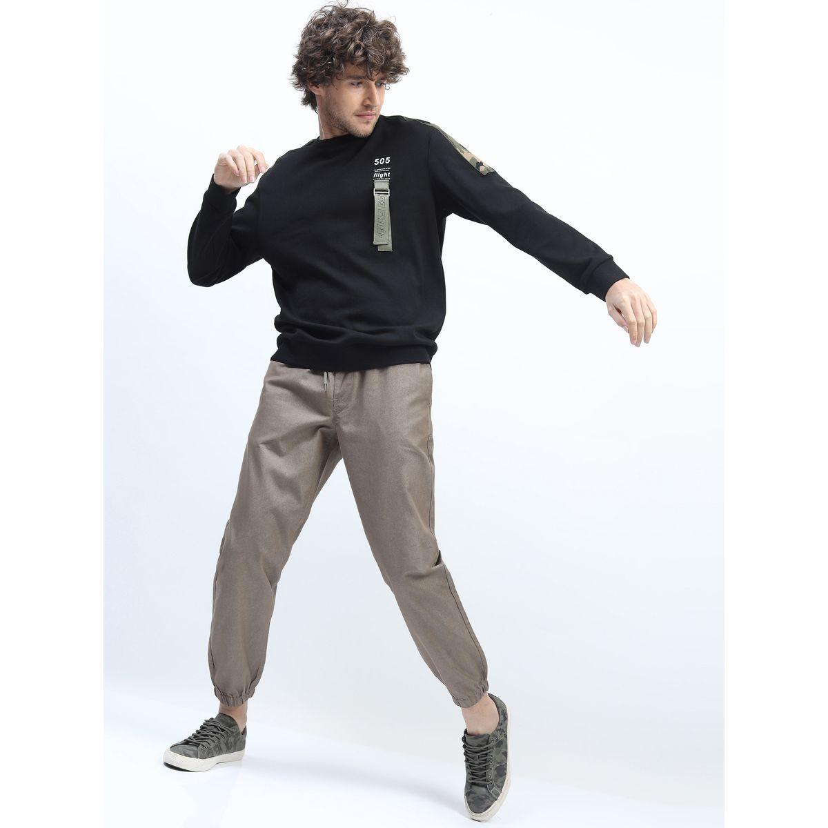 Ketch X Styli Solid Jogger with Drawstring-men-clothing-bottoms-joggers-image-5