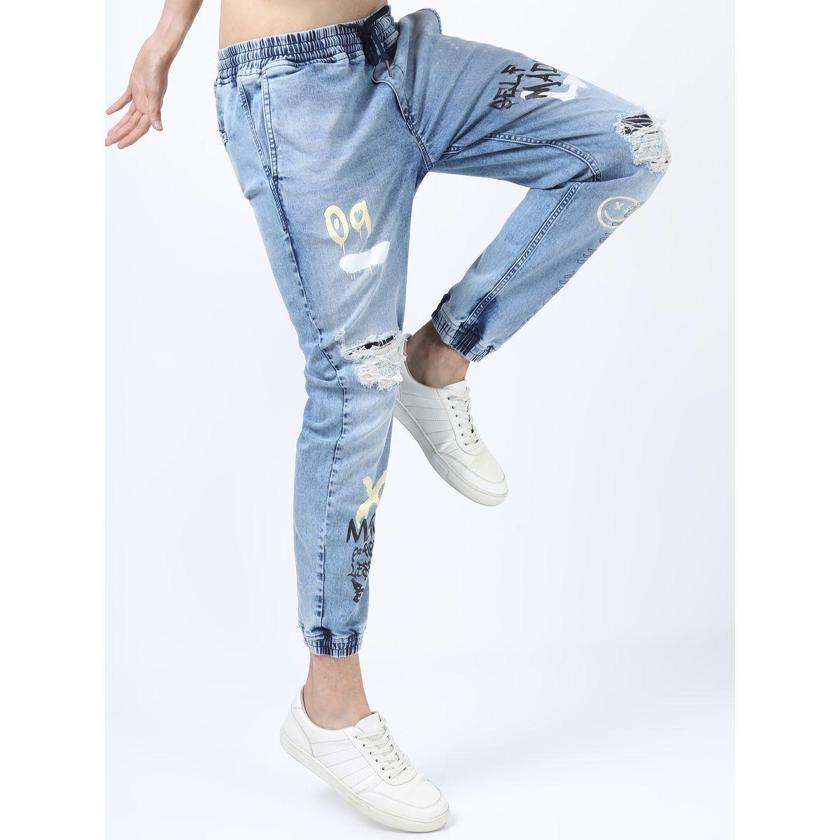 جينز مطاطي برباط خصر كيتش × ستايلي-men-clothing-bottoms-jeans-image-6