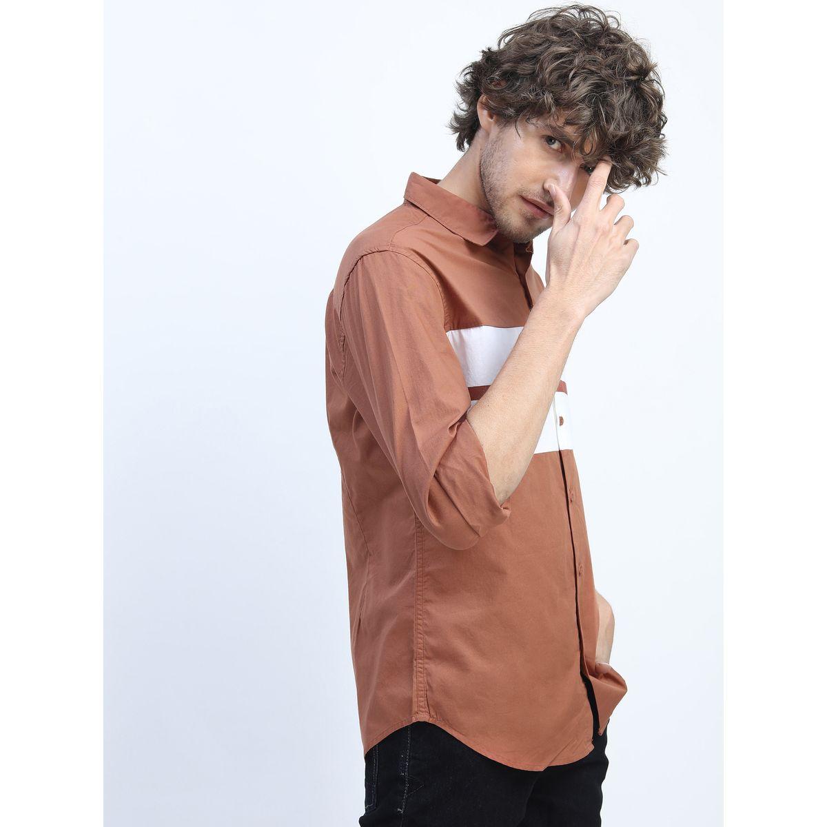 Highlander X Styli Striped Panel Slim Fit Casual Shirt-men-clothing-shirts-image-6