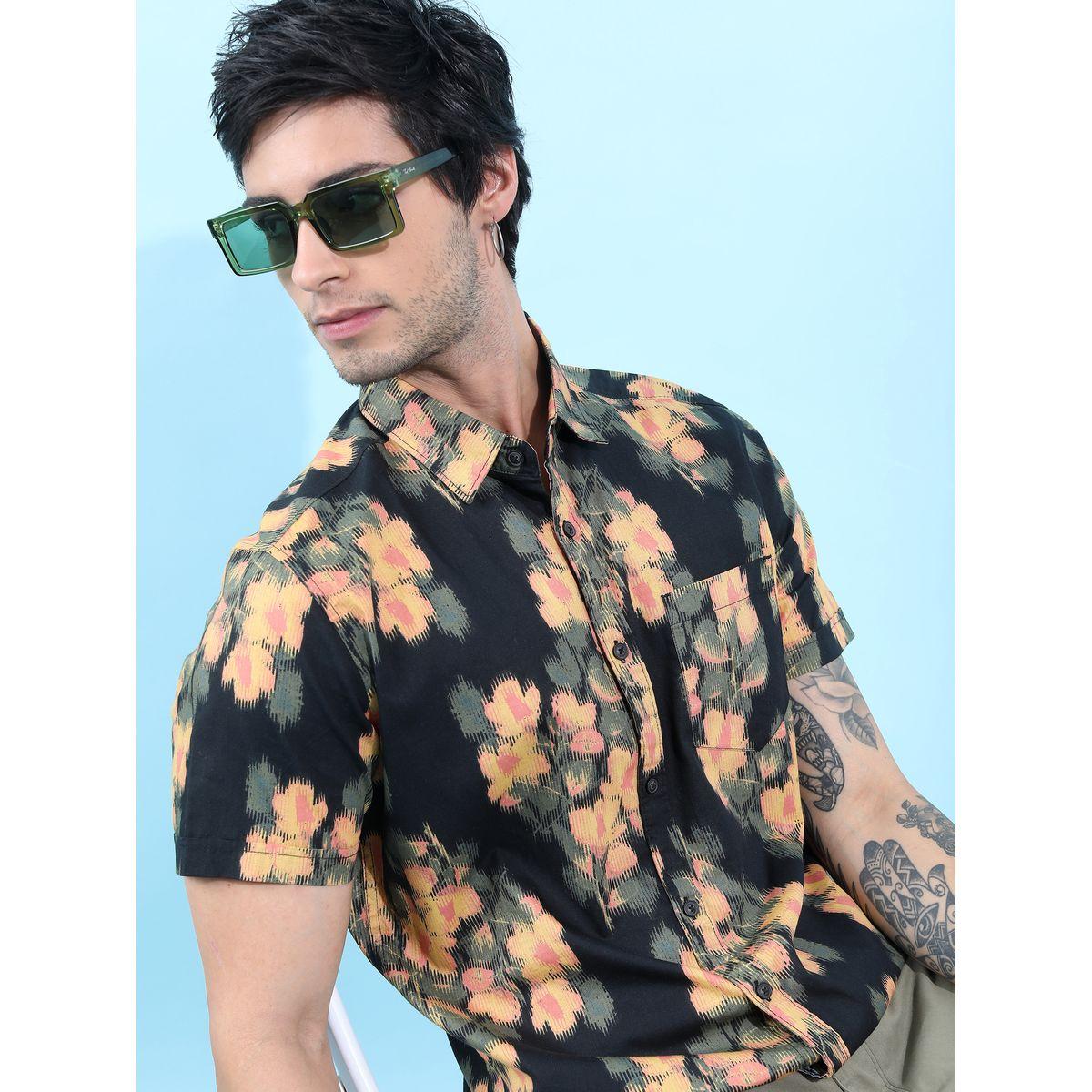 Highlander X Styli Floral Slim Fit Casual Shirt-men-clothing-shirts-image-1