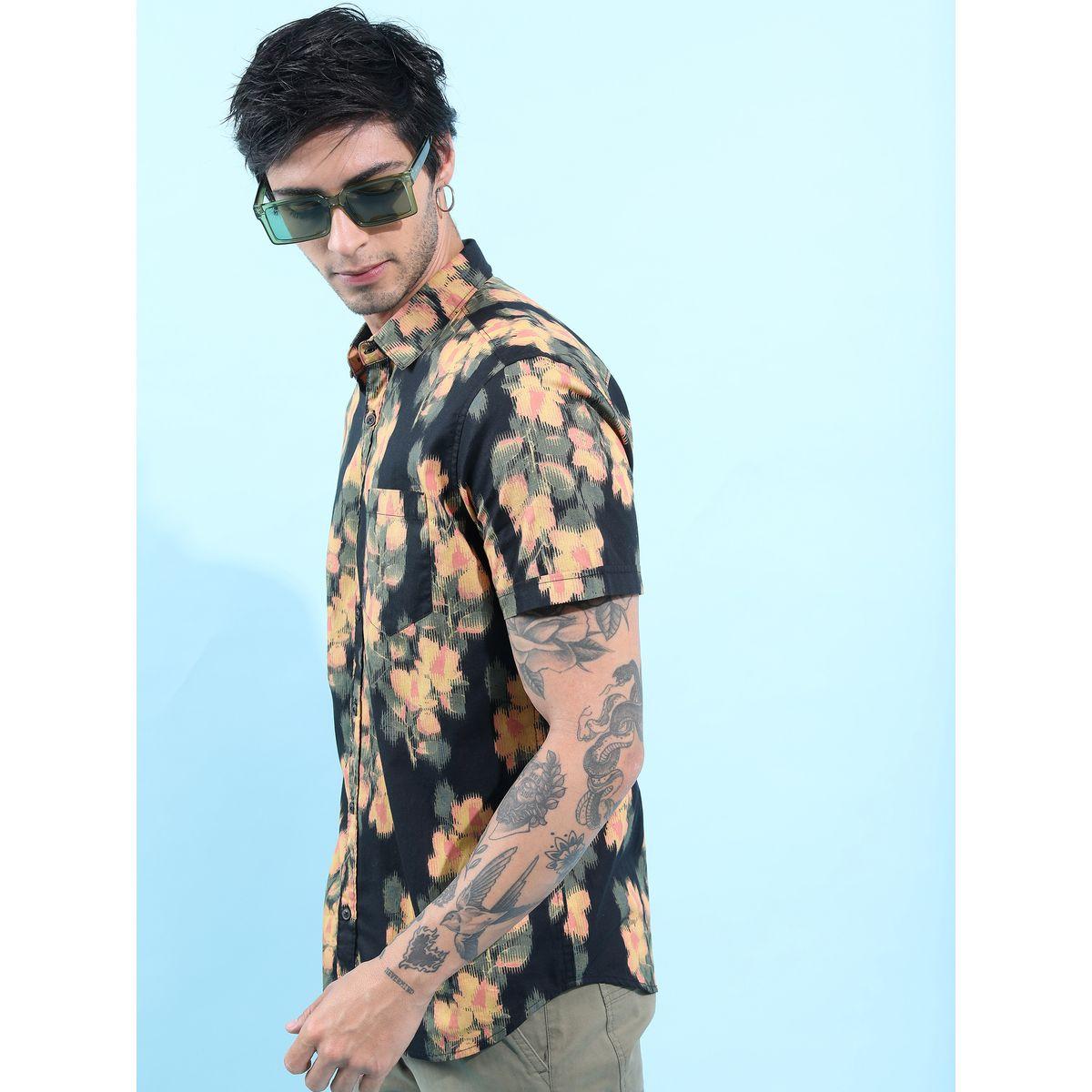 قميص بقصة سليم فت هايلاندر × ستايلي-men-clothing-shirts-image-4