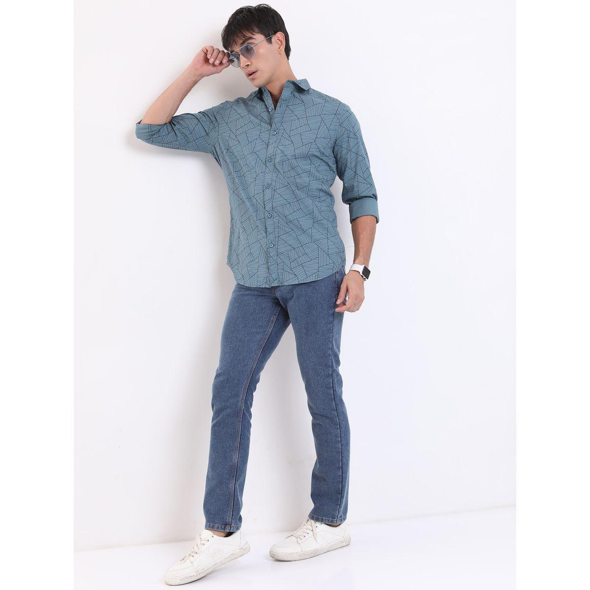 قميص بقصة سليم فت هايلاندر × ستايلي-men-clothing-shirts-image-2