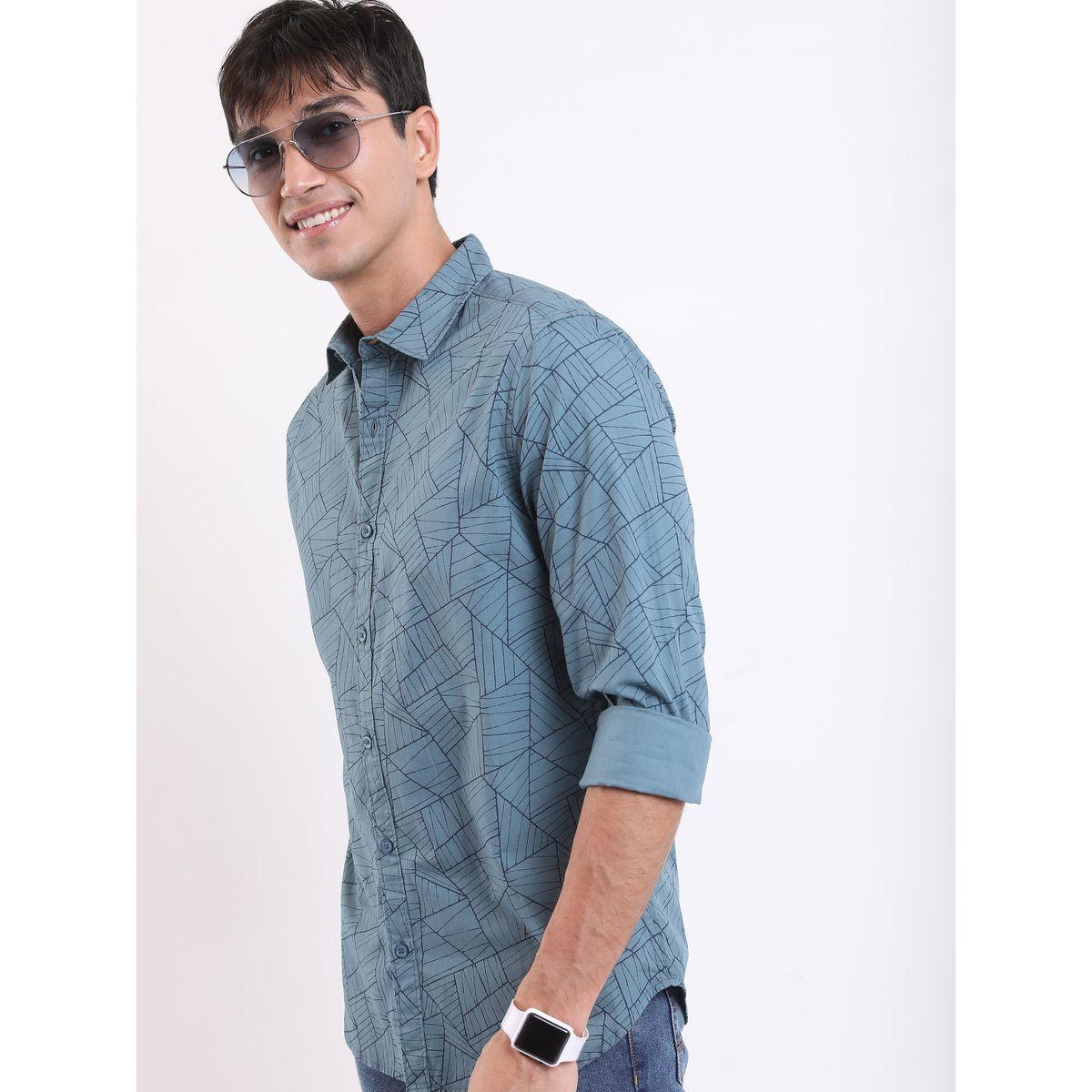 قميص بقصة سليم فت هايلاندر × ستايلي-men-clothing-shirts-image-4