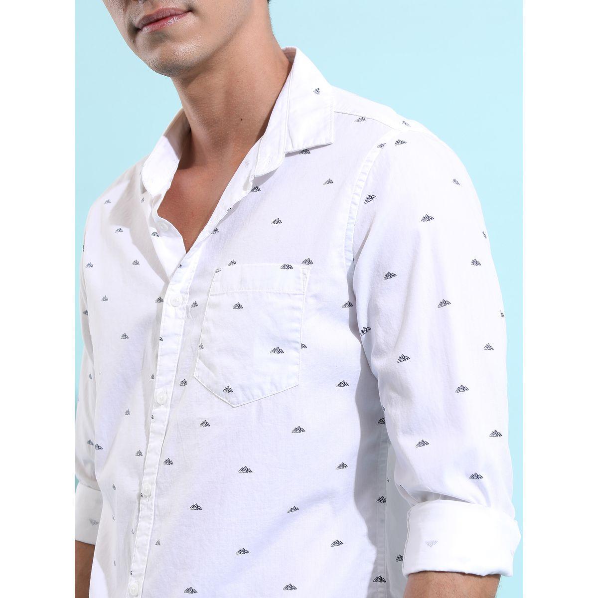 Highlander X Styli Ditsy Print Slim Fit Casual Shirt-men-clothing-shirts-image-5