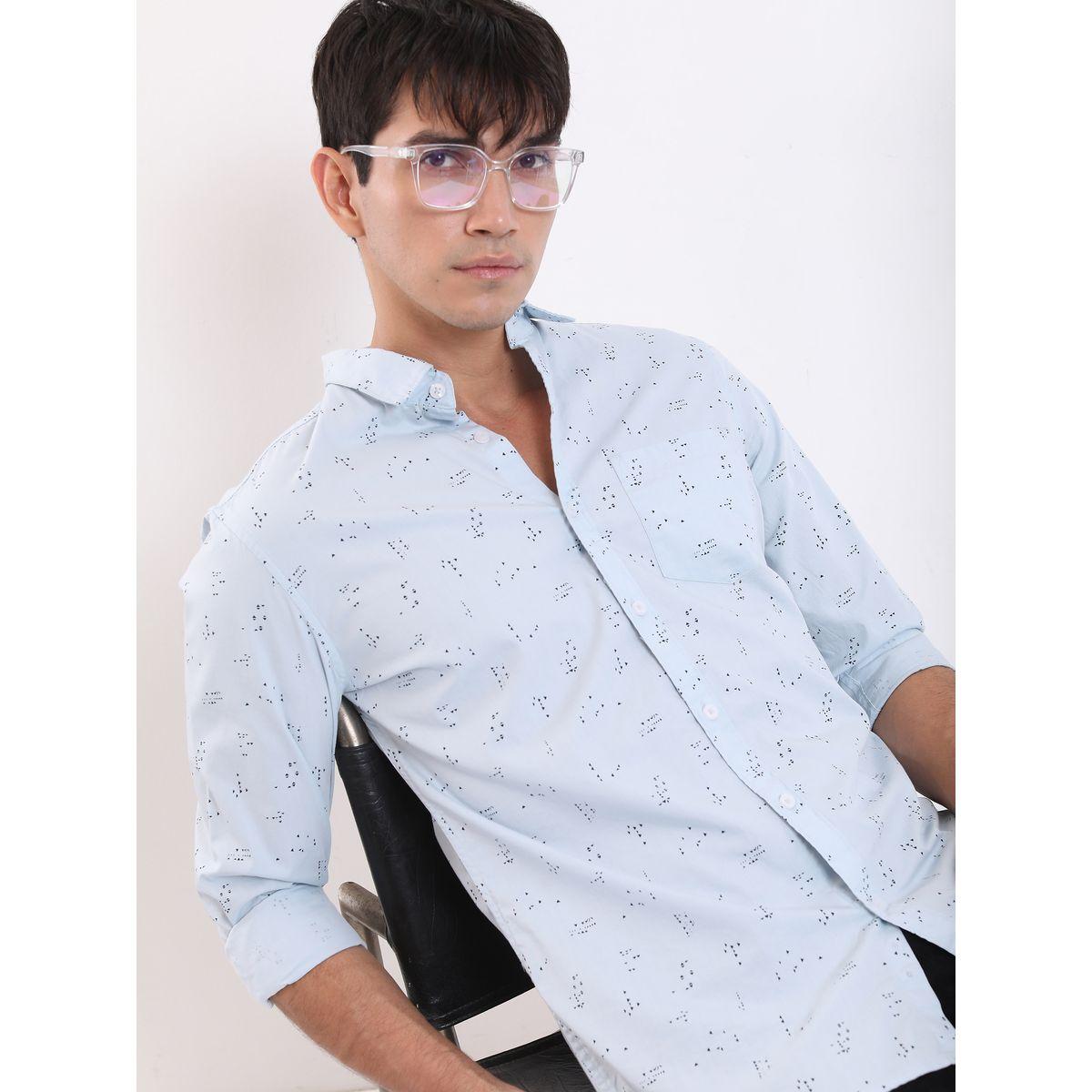 قميص كاجوال بقصة سليم فت هايلاندر × ستايلي-men-clothing-shirts-image-1