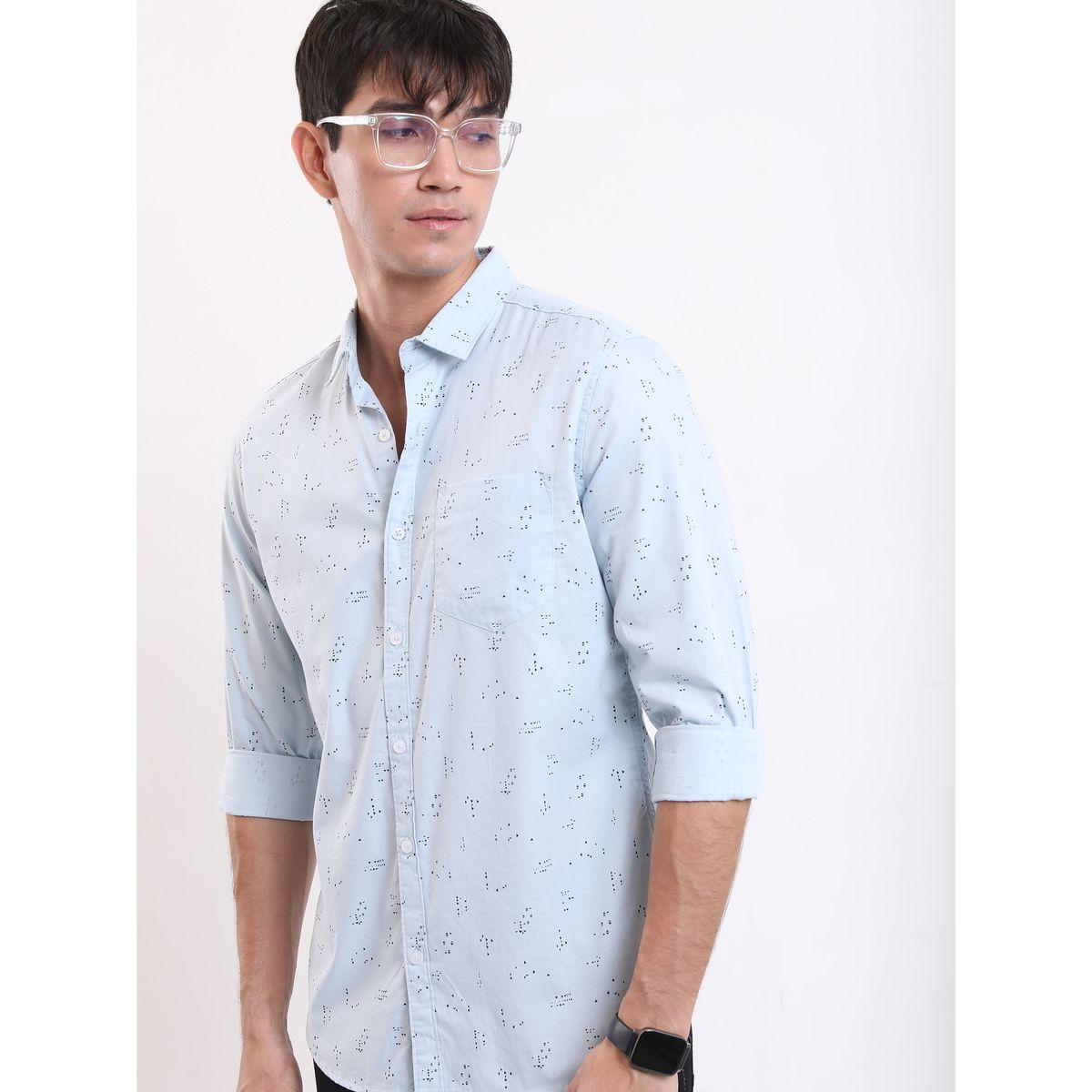 قميص كاجوال بقصة سليم فت هايلاندر × ستايلي-men-clothing-shirts-image-4