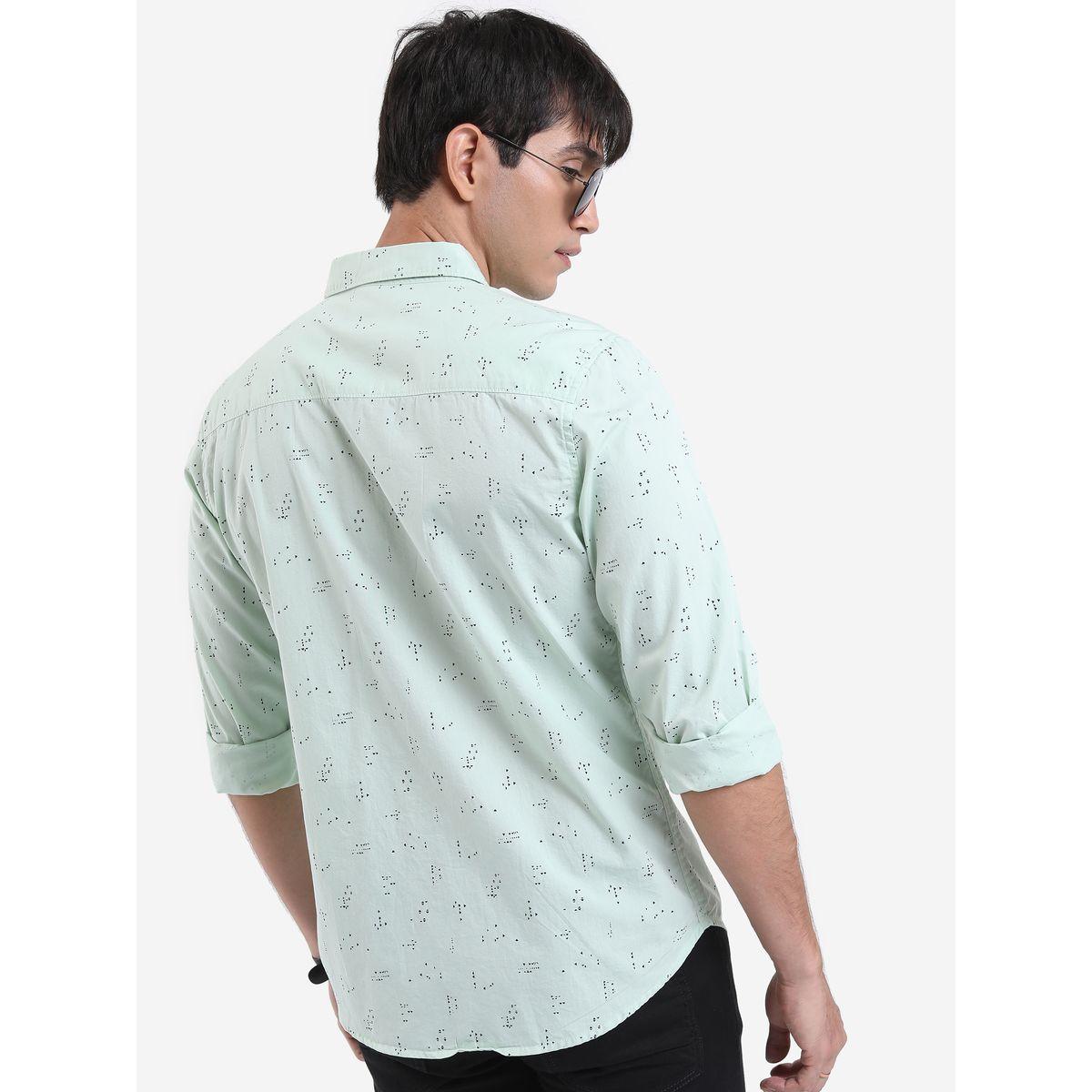 Highlander X Styli Ditsy Print Slim Fit Casual Shirt-men-clothing-shirts-image-3