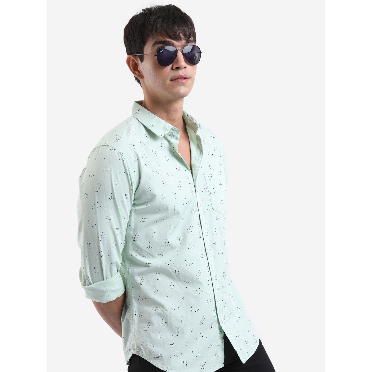 Highlander X Styli Ditsy Print Slim Fit Casual Shirt-men-clothing-shirts-image-6