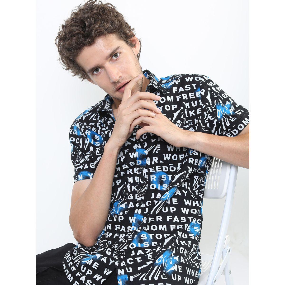 Ketch X Styli All Over Print Slim Fit Casual Shirt-men-clothing-shirts-image-1