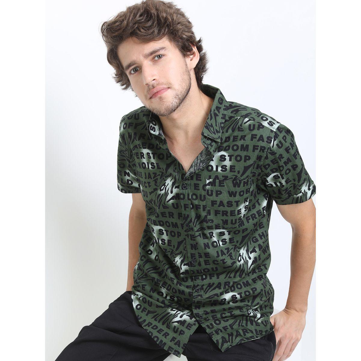Ketch X Styli All Over Print Slim Fit Casual Shirt-men-clothing-shirts-image-1