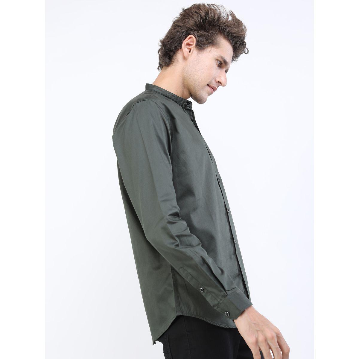 قميص بقصة سليم فت مع جيب كيتش × ستايلي-men-clothing-shirts-image-6