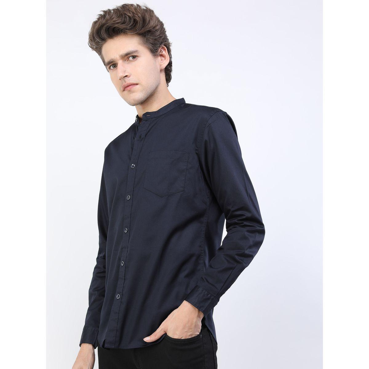 Ketch X Styli Slim Fit Cotton Shirt with Patch Pocket-men-clothing-shirts-image-5