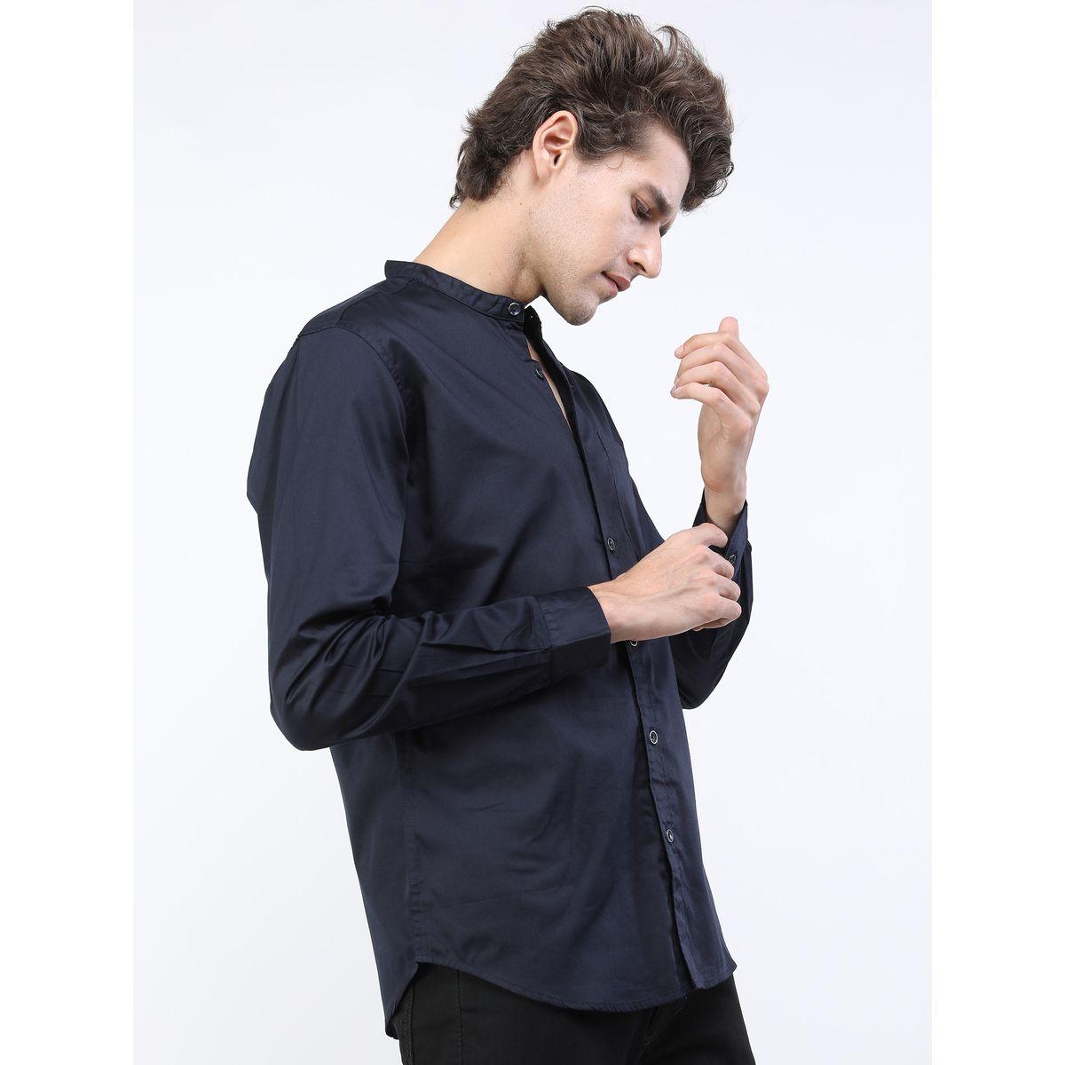 Ketch X Styli Slim Fit Cotton Shirt with Patch Pocket-men-clothing-shirts-image-6