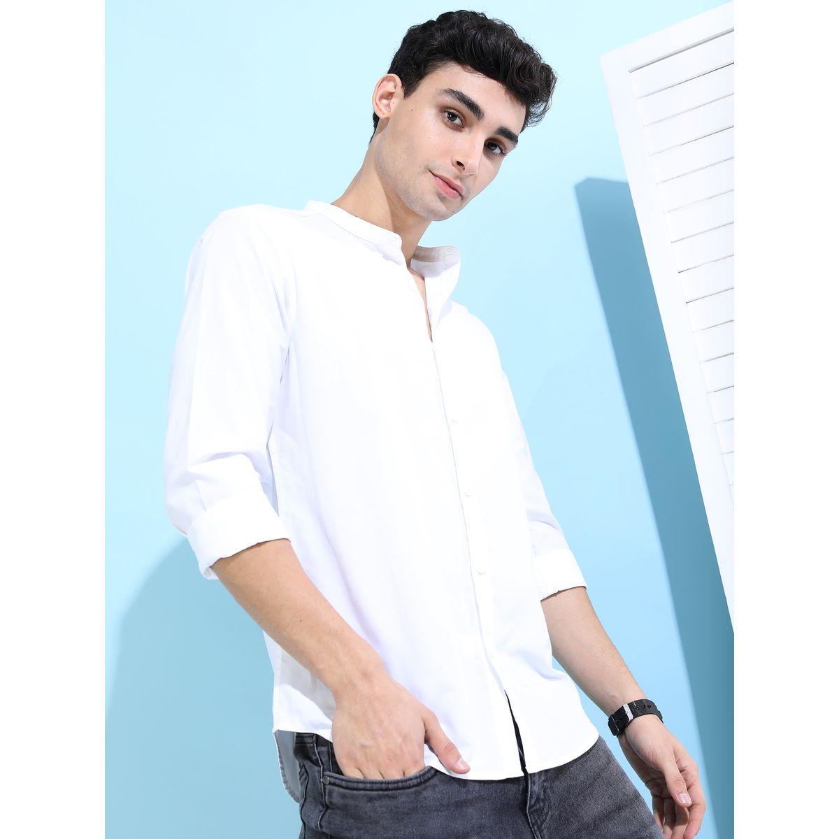Ketch X Styli Solid Slim Fit Casual Shirt-men-clothing-shirts-image-6