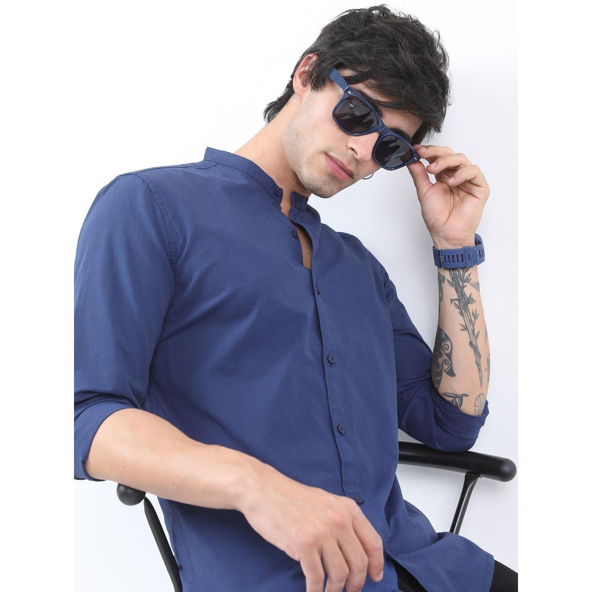 قميص كاجوال بقصة سليم فت كيتش × ستايلي-men-clothing-shirts-image-6