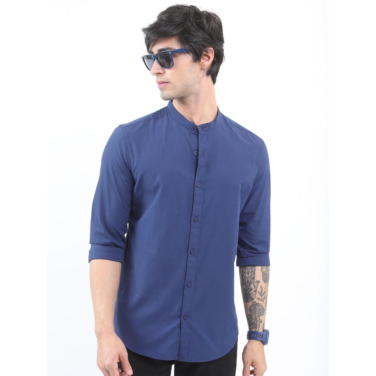 قميص كاجوال بقصة سليم فت كيتش × ستايلي-men-clothing-shirts-image-3