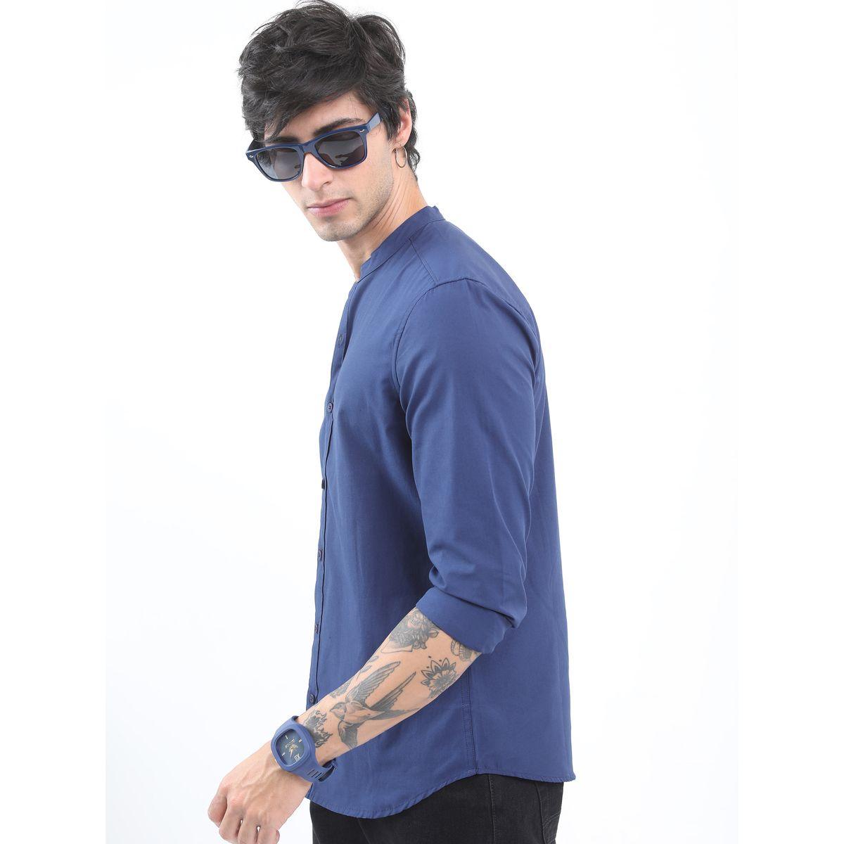 قميص كاجوال بقصة سليم فت كيتش × ستايلي-men-clothing-shirts-image-1