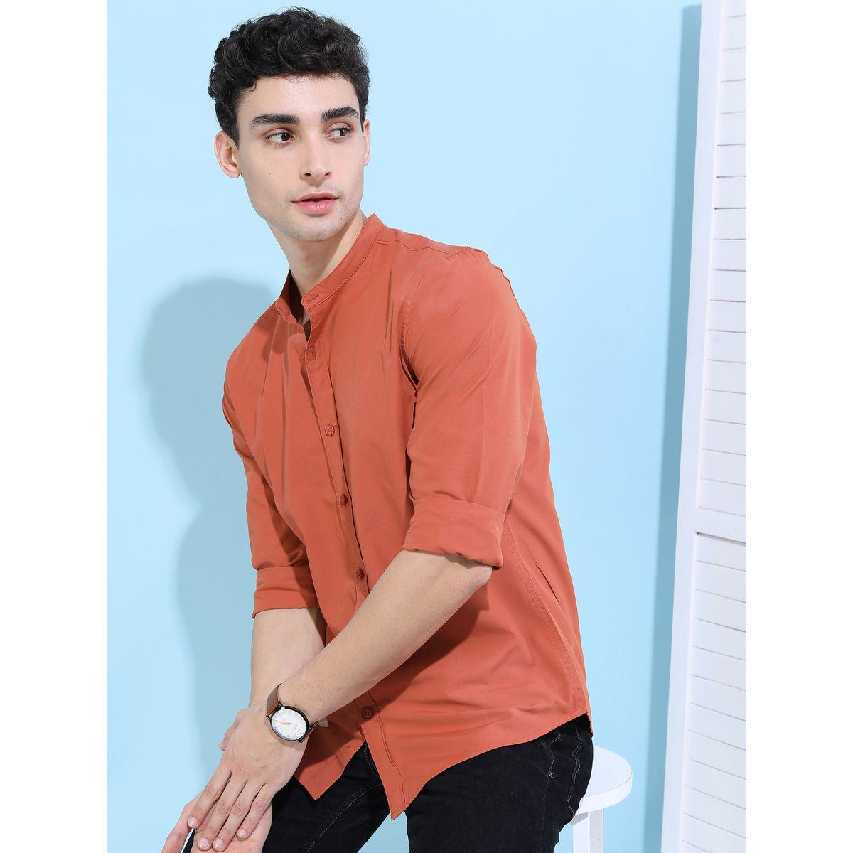 Ketch X Styli Solid Slim Fit Casual Shirt-men-clothing-shirts-image-5