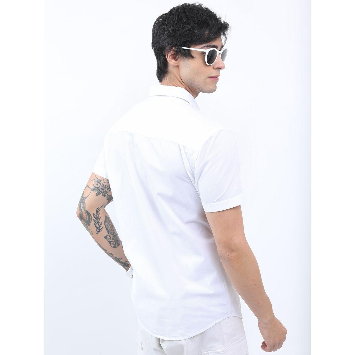 Ketch X Styli Bear Graphic Slim Fit Shirt with Concealed Placket-men-clothing-shirts-image-3