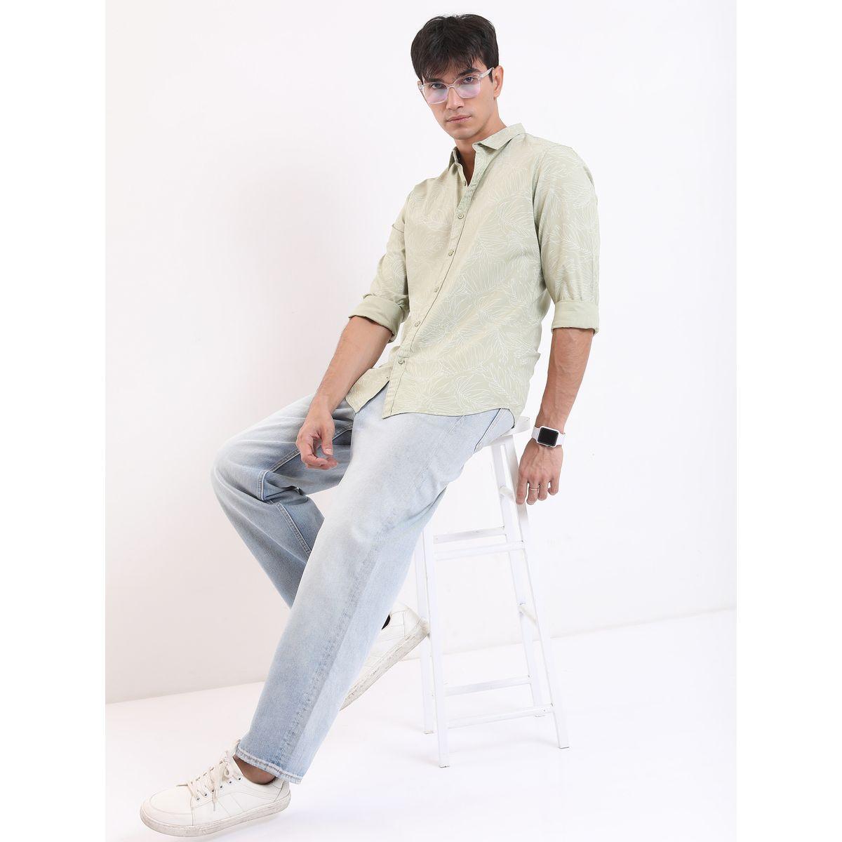 قميص كاجوال بقصة سليم فت كيتش × ستايلي-men-clothing-shirts-image-2