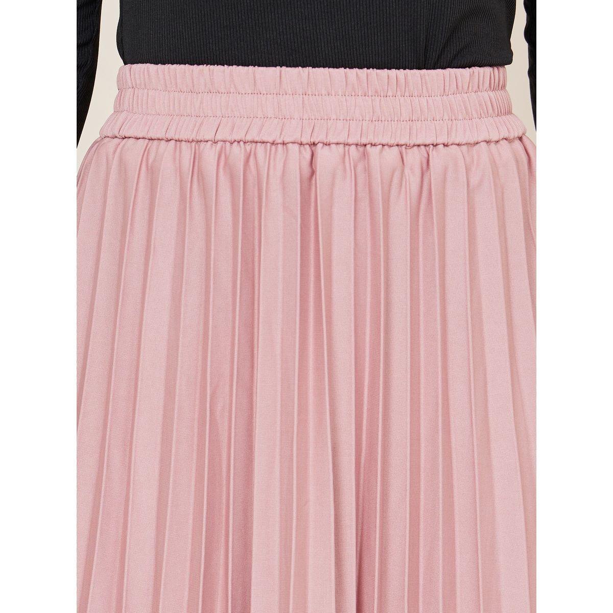 Styli Elastic Waistband Pleated Midi Skirt-women-clothing-bottoms-skirts-image-3