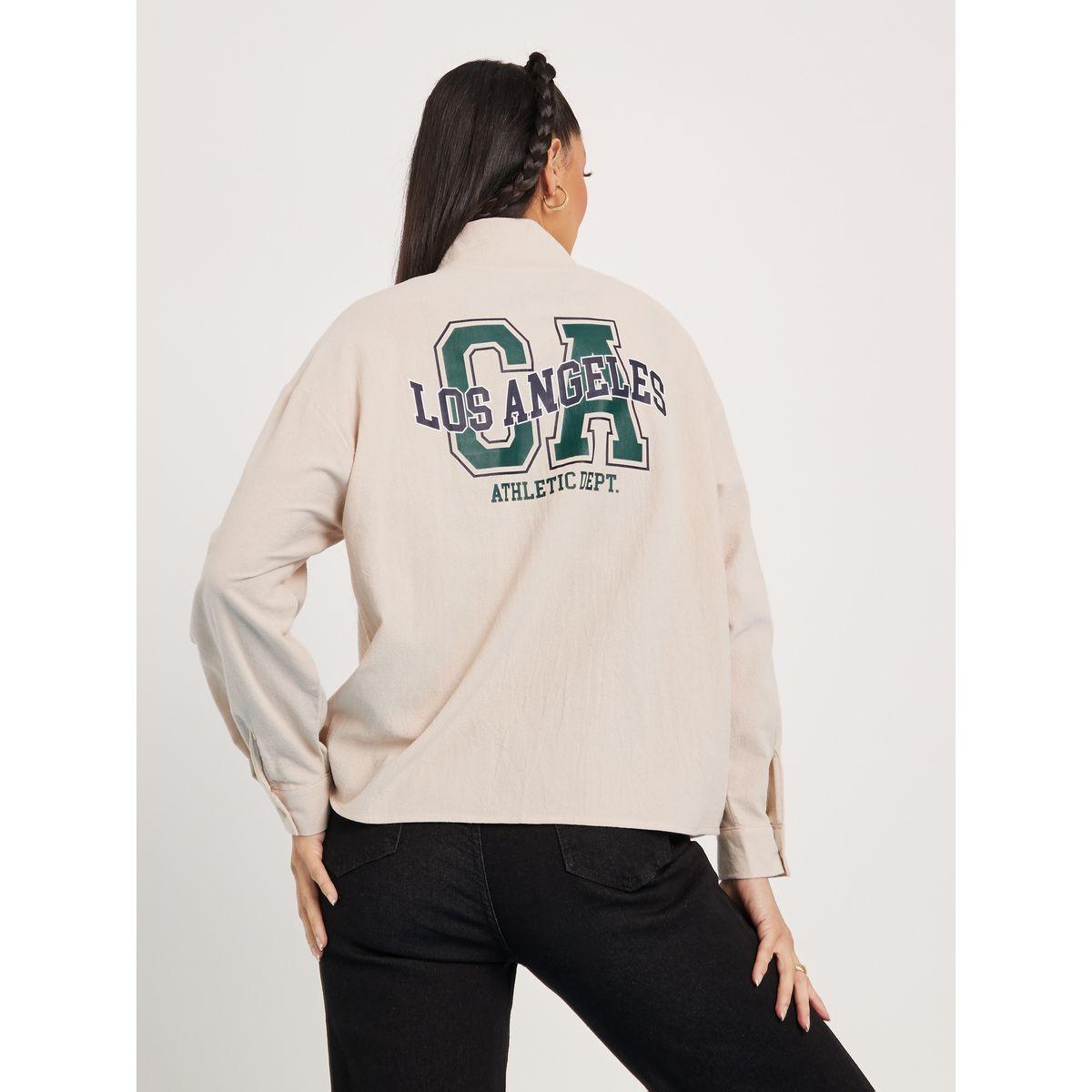 Styli Elevate Oversized Drop Shoulder Applique Badge Longline Shirt-women-clothing-shirtsandblouses-shirts-image-5