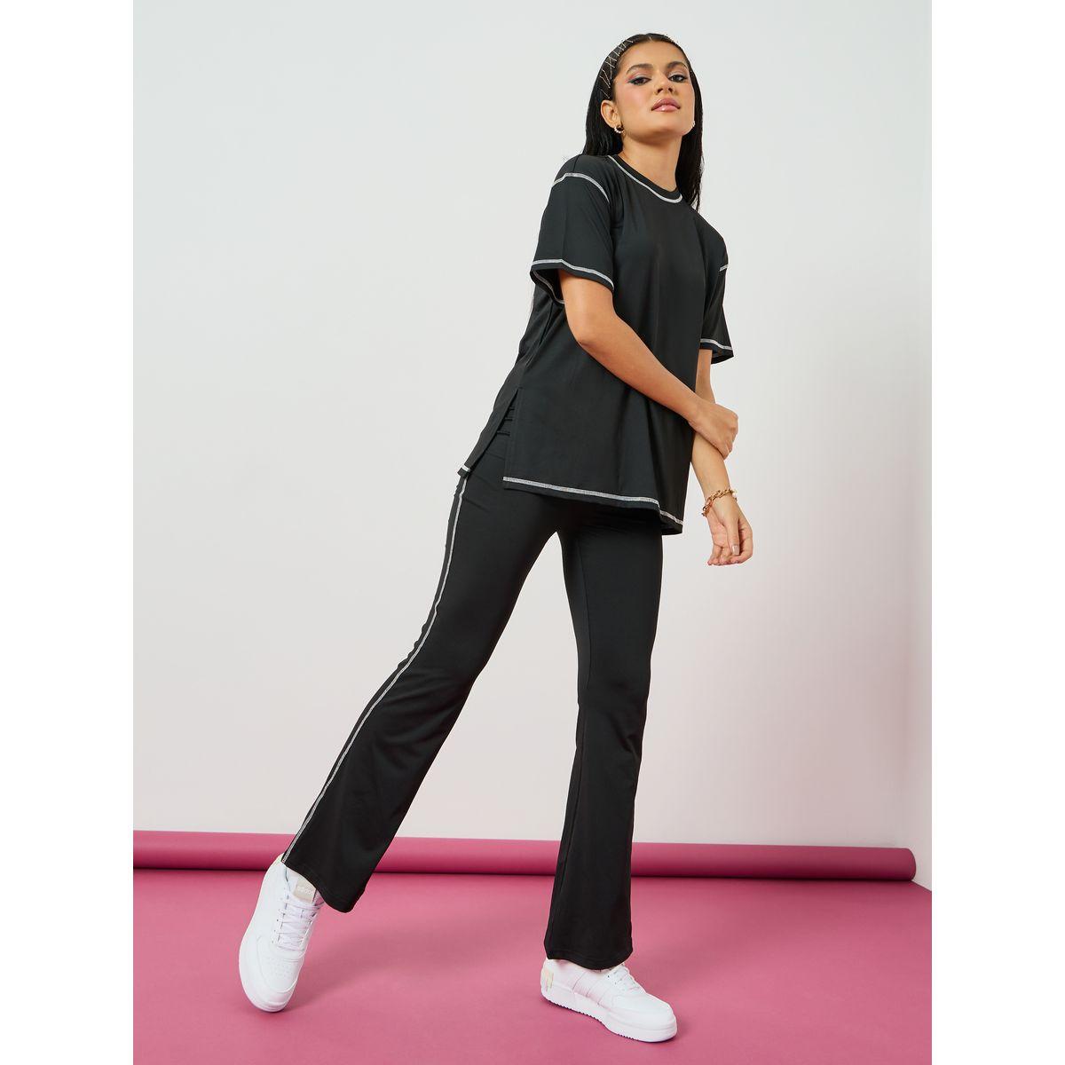 طقم من ( بنطال + تيشيرت )-women-clothing-coordsets-image-2