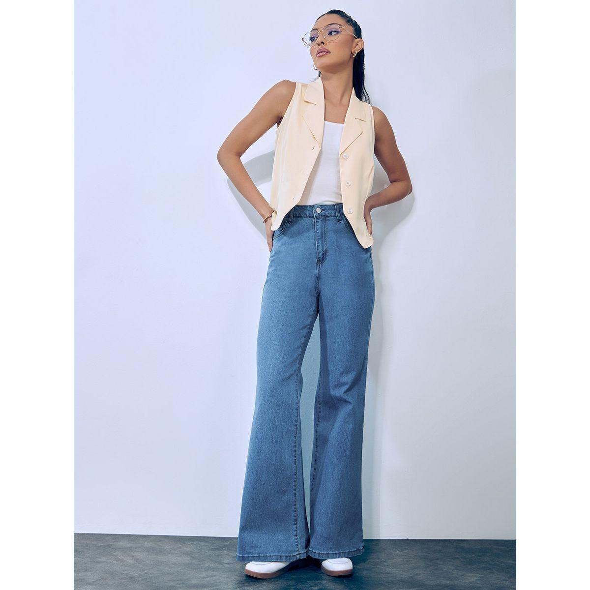 جينز واسع الأرجل بقصة مريحة-women-clothing-bottoms-jeans-image-1