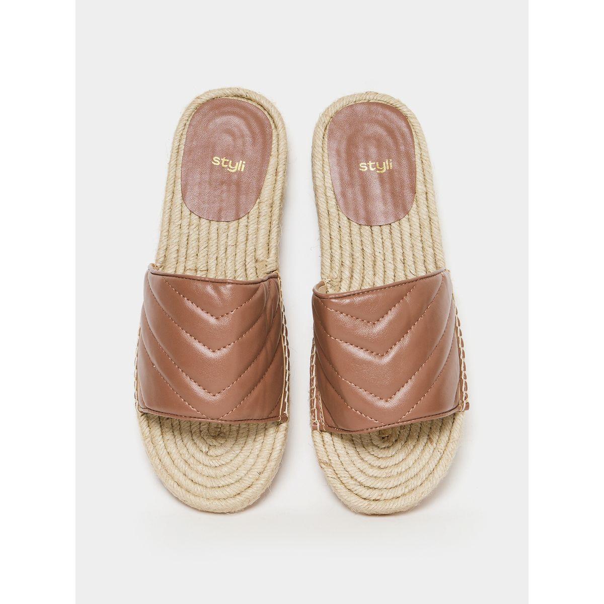 Styli Thick Cushion Strap Flat Sandal-women-shoes-sandals-flats-image-5