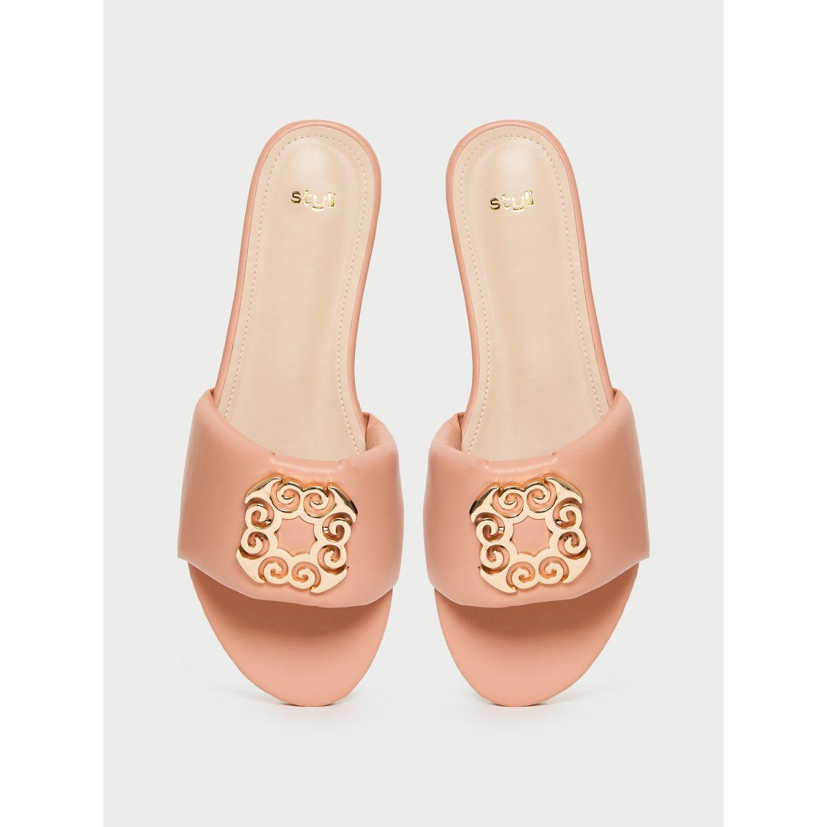 Styli Embellished Thick Band Flat Sandal-women-shoes-sandals-flats-image-5
