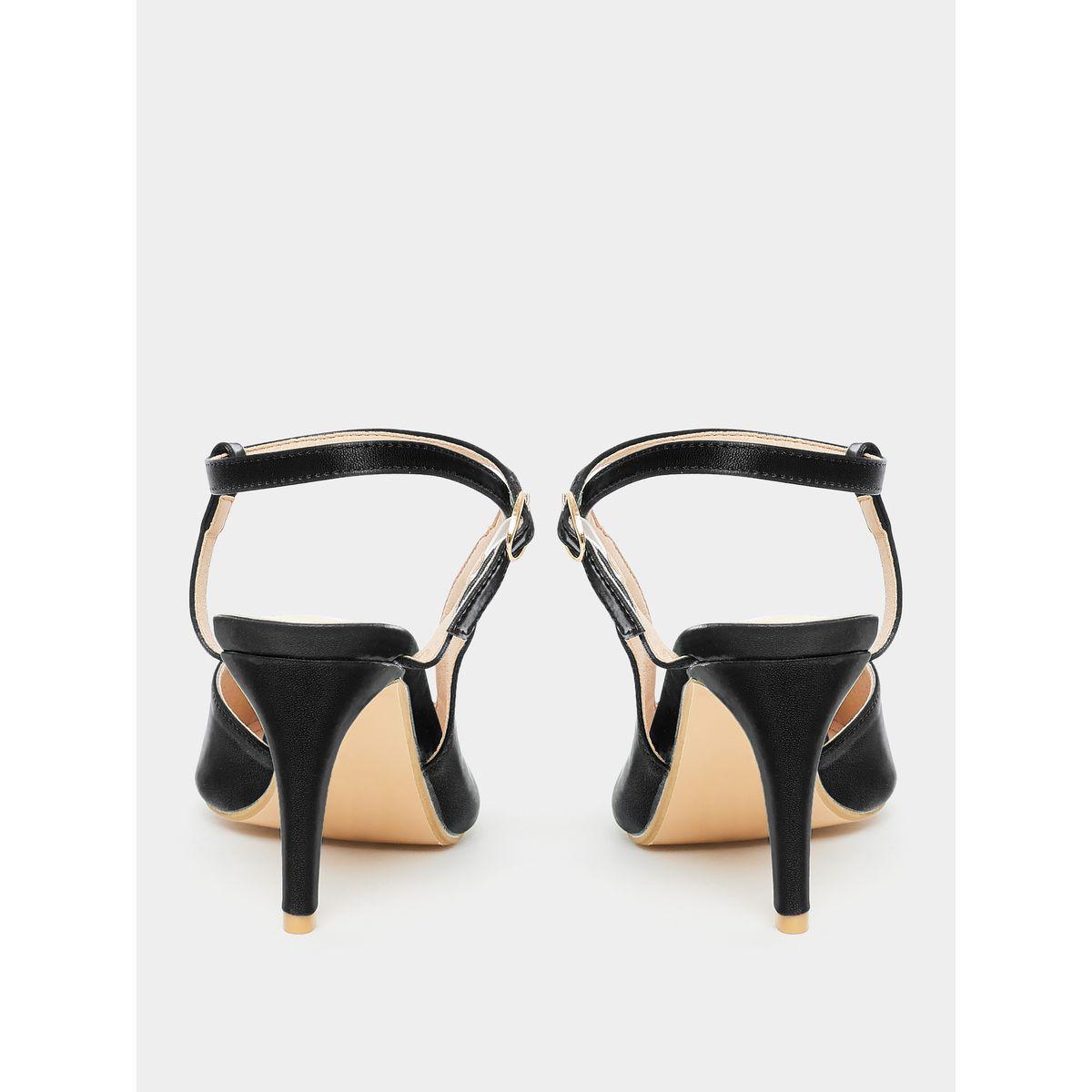 Styli Pointed Toe Ankle Strap Heel Sandals-women-shoes-heels-image-4